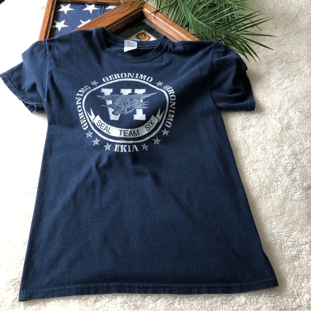 Geronimo Seal Team Six T-shirt SZ S